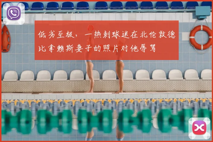 低劣至极，一热刺球迷在北伦敦德比拿赖斯妻子的照片对他辱骂